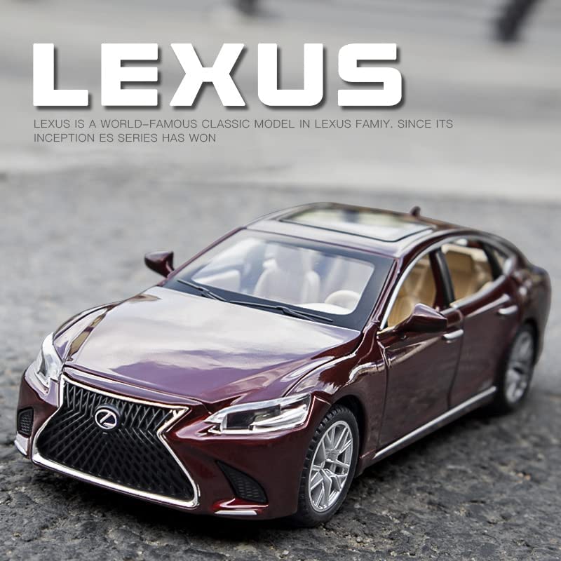 Lexus Ls500h Scale Model Diecast Metalcar - All Size