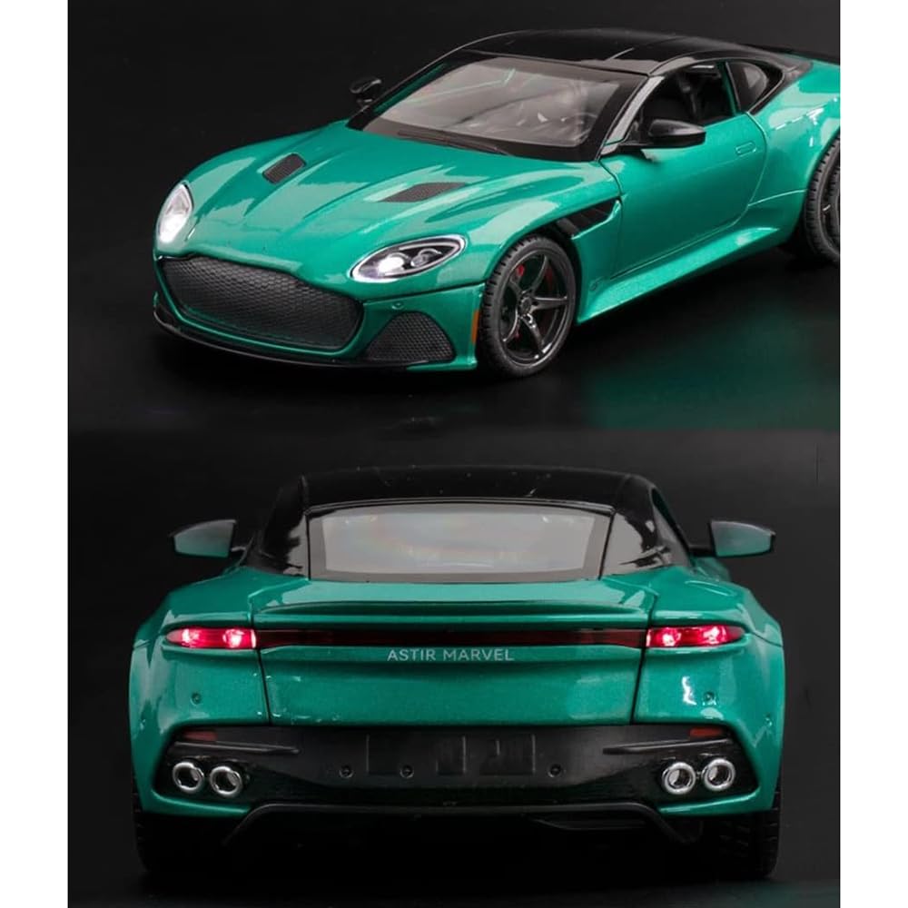 1:24 for Aston Martin GT Alloy Diecasts & Toy Vehicles Metal Toy Car Model Sound and Light Pull Back Collection Kids Toy[3 Color available Any 1 Random Send ][22CM*9CM*8CM]