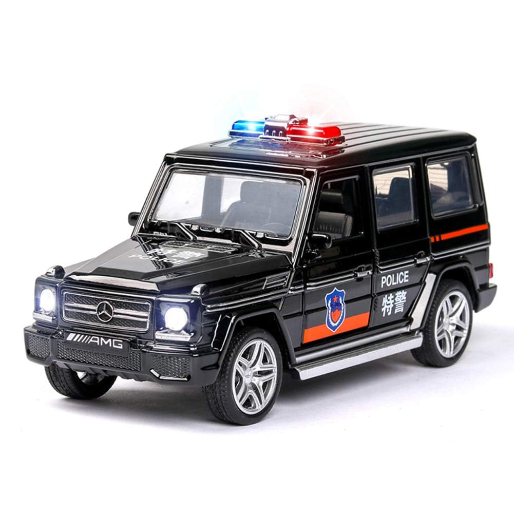 Mercedes Amg G65 Police Scale Model Diecast Metalcar - All Size