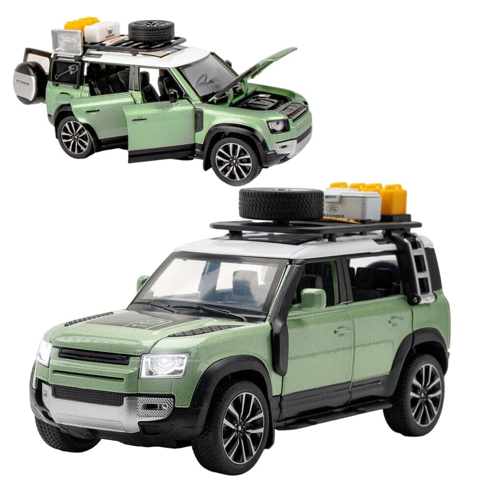 Defender Camping Scale Model Diecast Metalcar - All Size