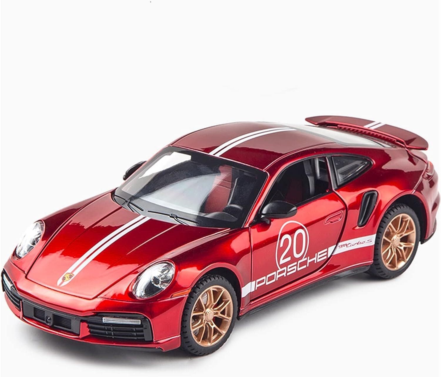 Porsche Turbo 911 Scale Model Diecast Metalcar - All Size