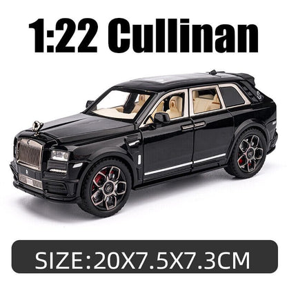 Rolls Royce Cullinan White-Red Scale Model Diecast Metalcar - All Size