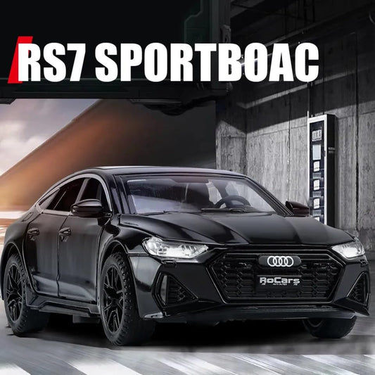 Audi Rs7 Sportboac Scale Model Diecast Metalcar - All Size
