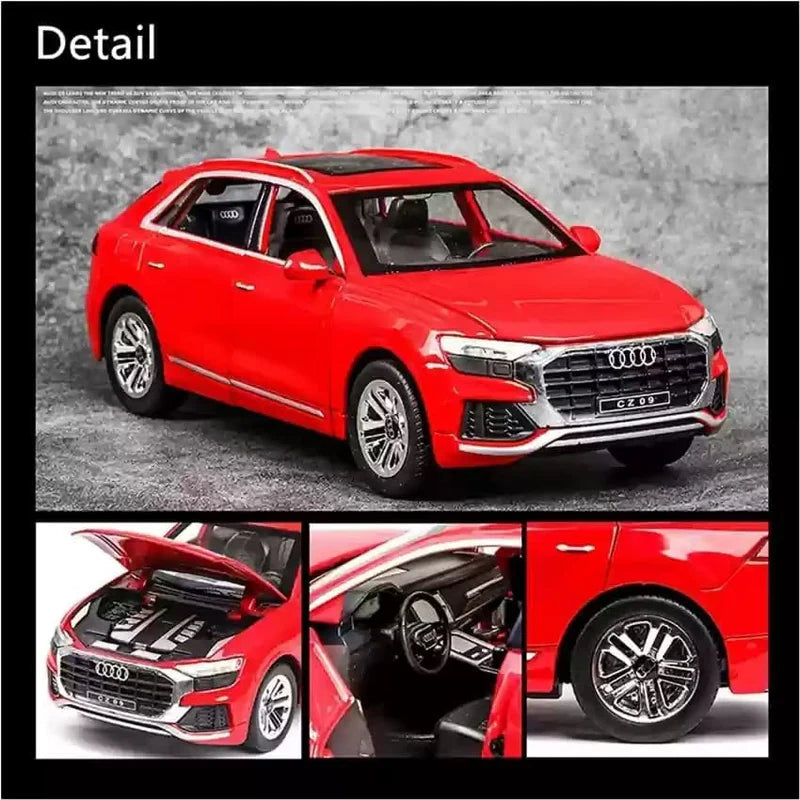 Audi Q8 Scale Model Diecast Metalcar - All Size