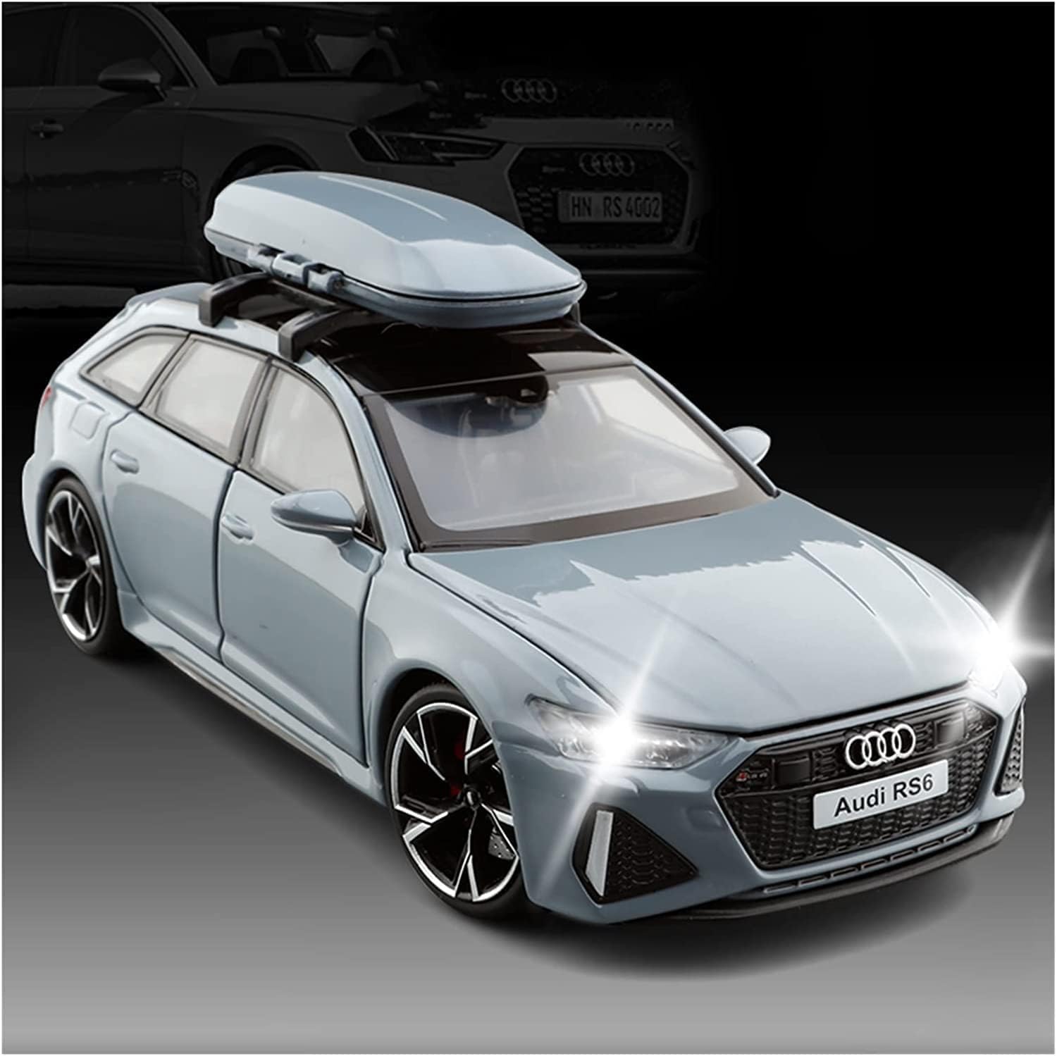 Audi RS6 Metal Diecast Car 1:24 (20x8 cm)