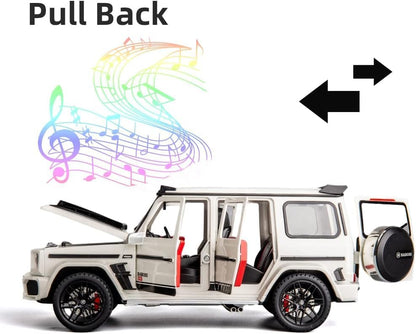 BRABUS 700 SUV 1:32 DIECAST METAL PULLBACK TOY CAR WITH OPENABLE DOORS & LIGHT, MUSIC BOYS CAR FOR KIDS BEST TOYS GIFTS TOYS FOR KIDS [SIZE:-15.5CM*6.5CM*6.5CM]【 MULTICOLOR 】