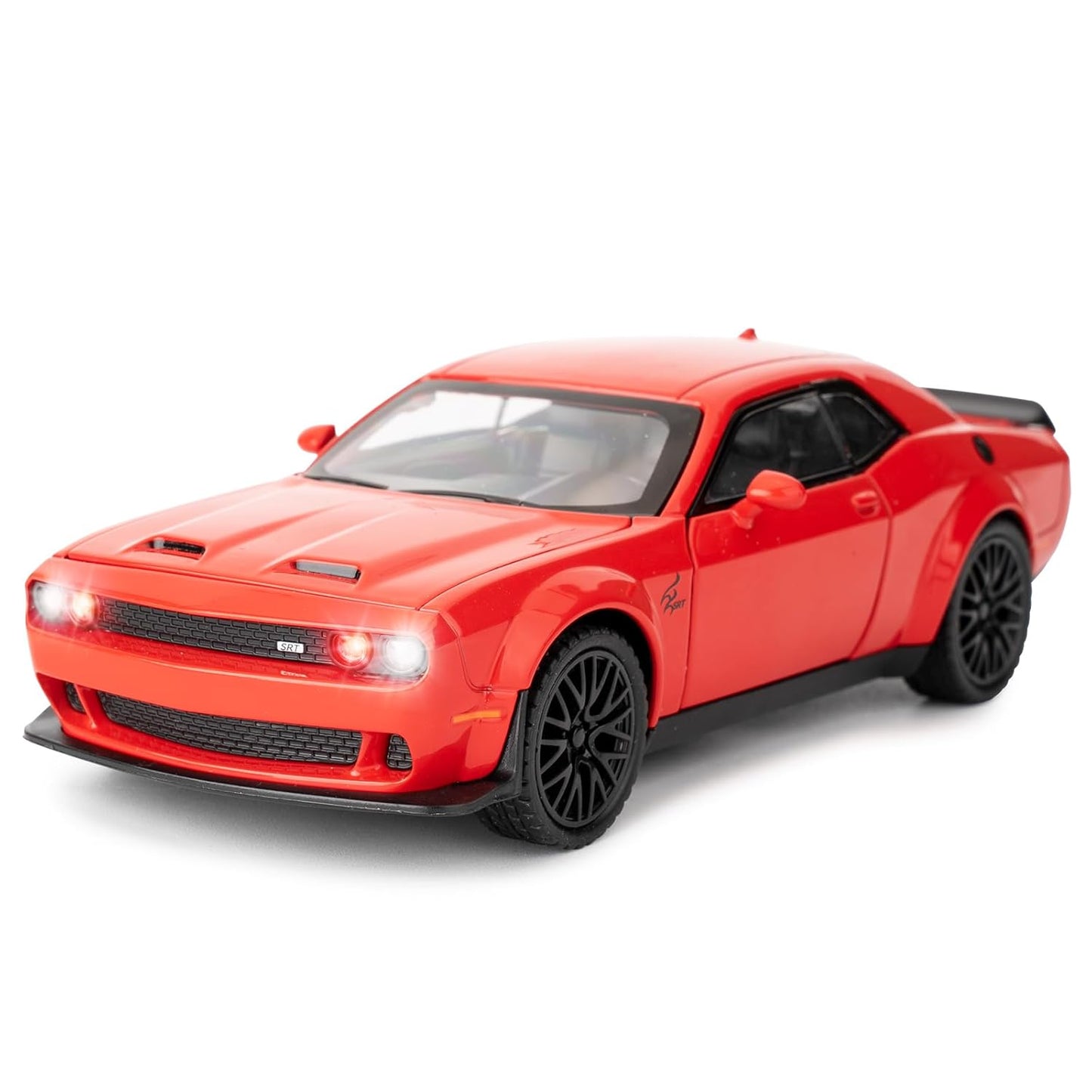 Dodge Challenger Hellcat Scale Model Diecast Metal Car - All Size