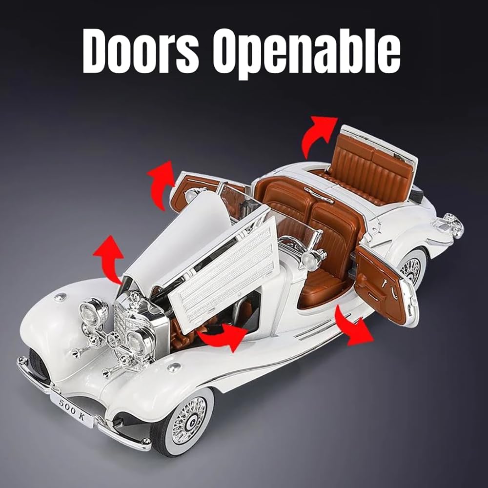 1936 Mercedes-Benz 500K Type Special roadster diecast scale model collectible car