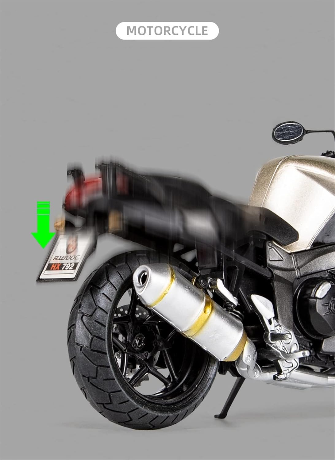 Bmw R1800c Scale Model Diecast Metalcar - All Size