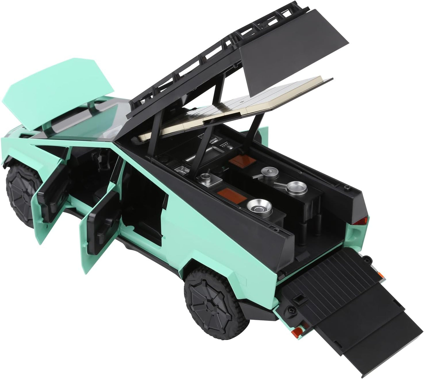 Tesla Cybertruck Camping Vehicle Scale Model Diecast Metalcar - All Size