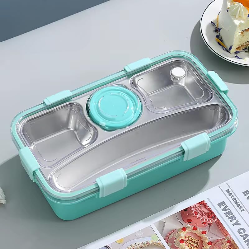 4 Compartment Airtight Tiffin Box With Bowl