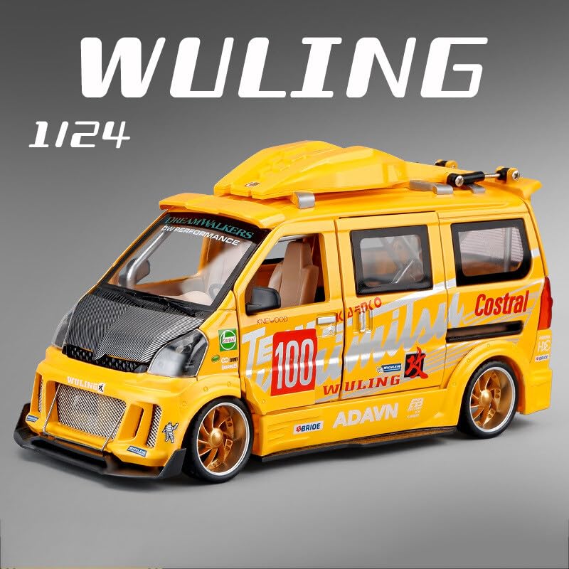 Wuling Track Sports Van Scale Model Diecast Metalcar - All Size