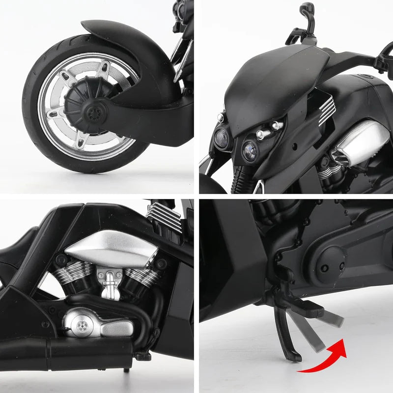 1:12 COMPATIBLE FOR YAMAHA TRAVERTSON V-REX MOTORCYCLE TOY COLLECTION AND DECORATION BEST TOYS GIFTS TOYS FOR KIDS [ COLOR AS PER STOCK ]