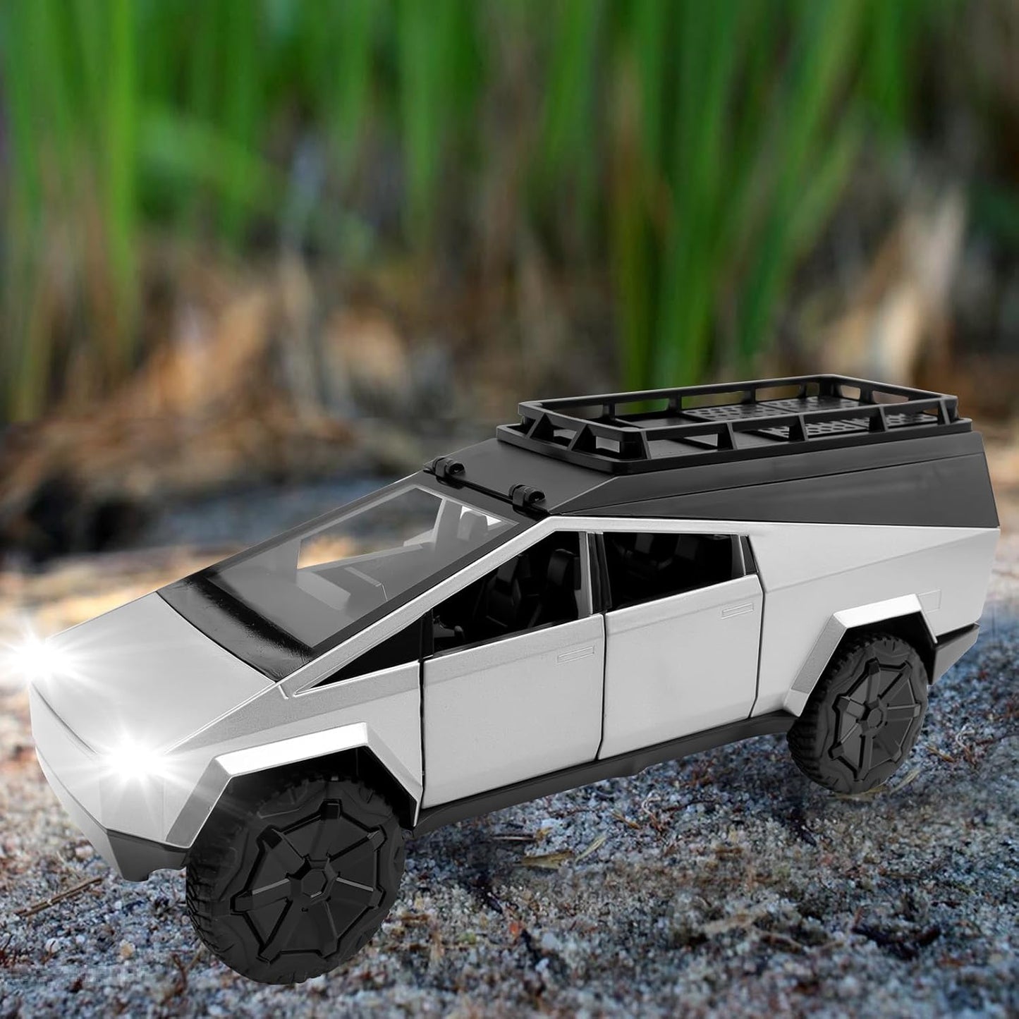 Tesla Cybertruck Camping Vehicle Scale Model Diecast Metalcar - All Size