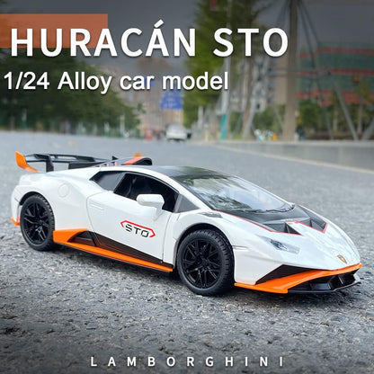 Lamborghini Huracán STO Model 1:24 Scale Diecast Car