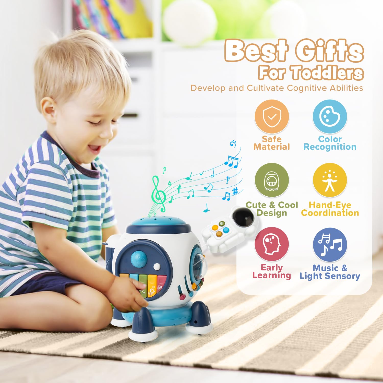 Baby toys that play music and light up online