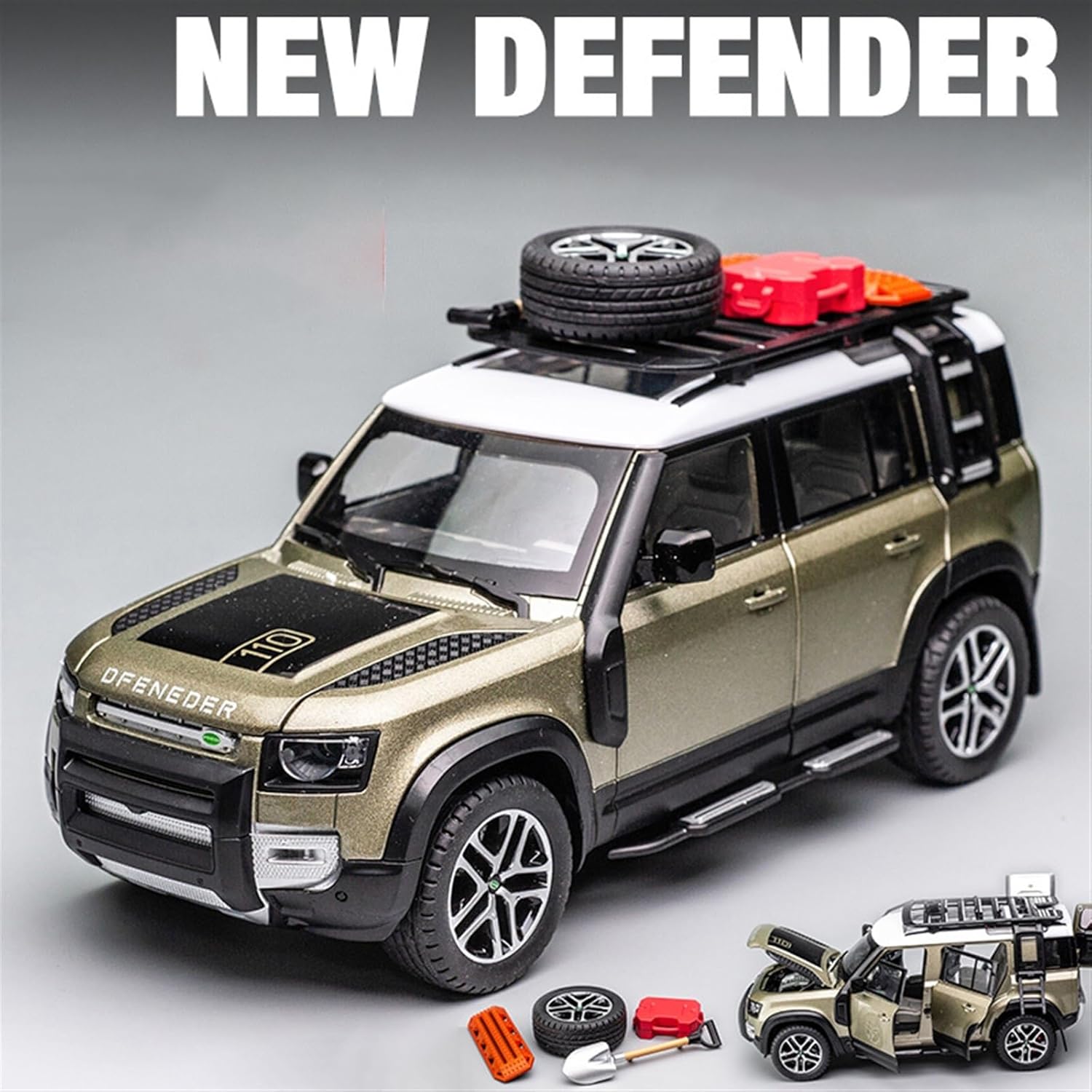 Land Rover Defender Vehicle Scale Model Diecast Metalcar - All Size