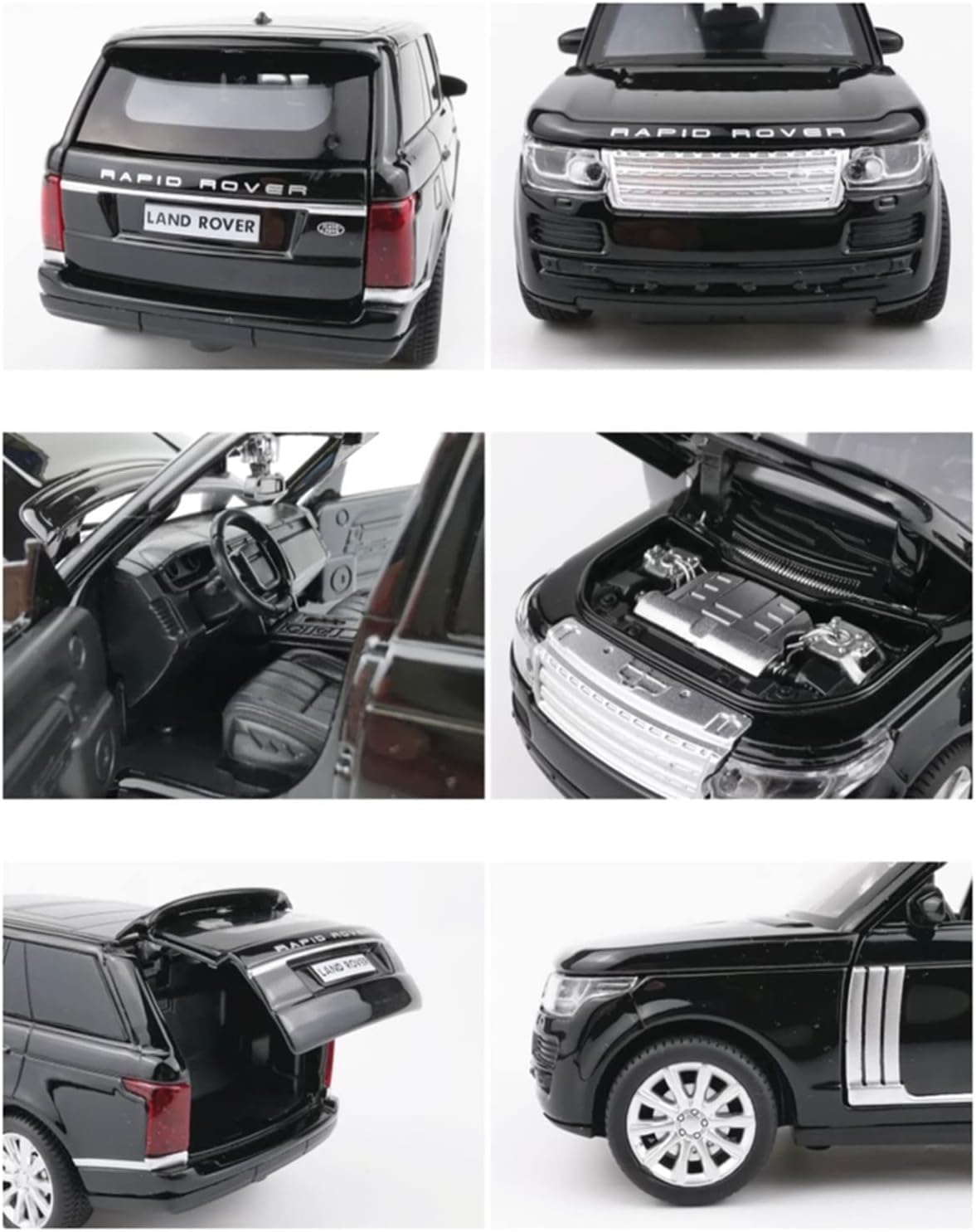 Land Rover Range Rover 1:32 Diecast Model Car Toy Collectible Sound Light Toy [3 Color Available Color Send]