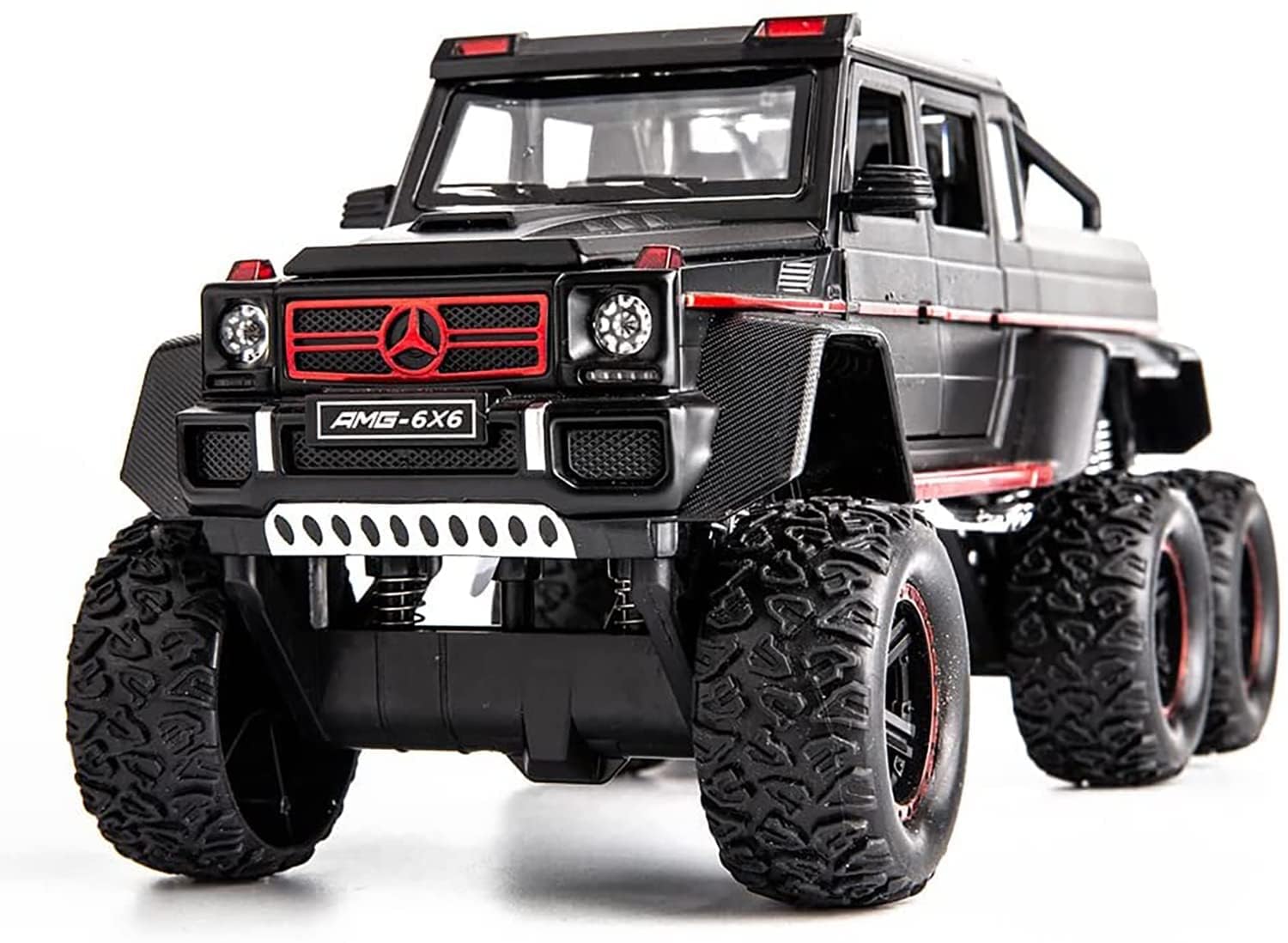 1:24 Diecast Metal Car AMG 6X6 Die Cast Big Scale Model Alloy [Size : 21Cm*11Cm*10Cm]