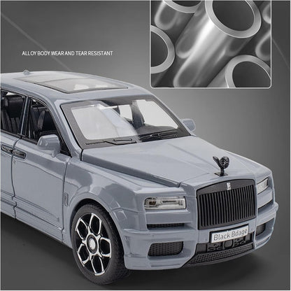 Rolls Royce Cullinan Trailer Scale Model Diecast Metalcar - All Size