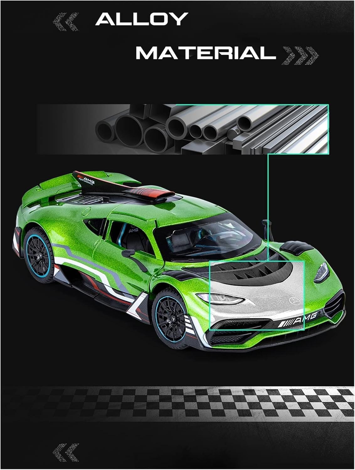 Mercedes Amg-one Scale Model Diecast Metalcar - All Size