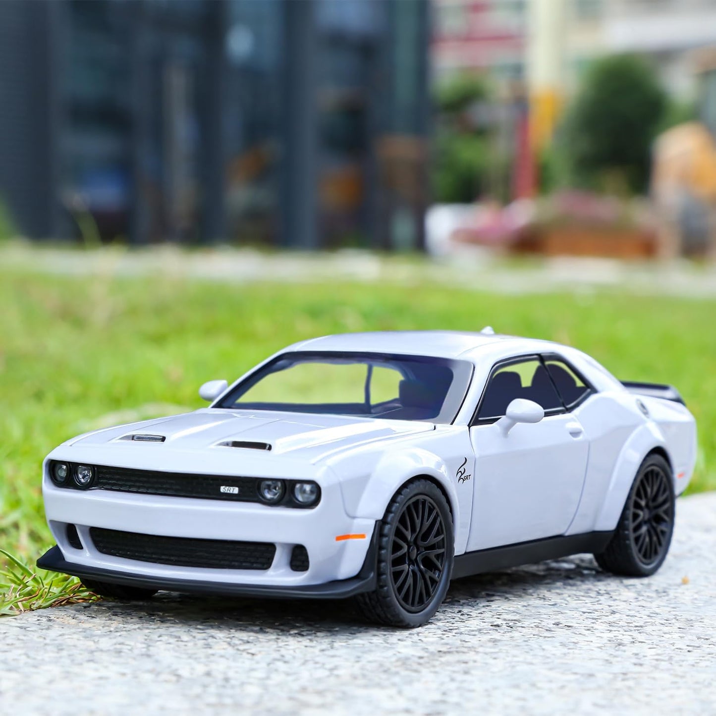 Dodge Challenger Hellcat Scale Model Diecast Metal Car - All Size