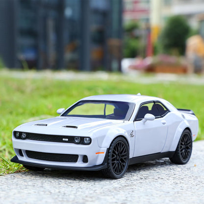 Dodge Challenger Hellcat Scale Model Diecast Metal Car - All Size