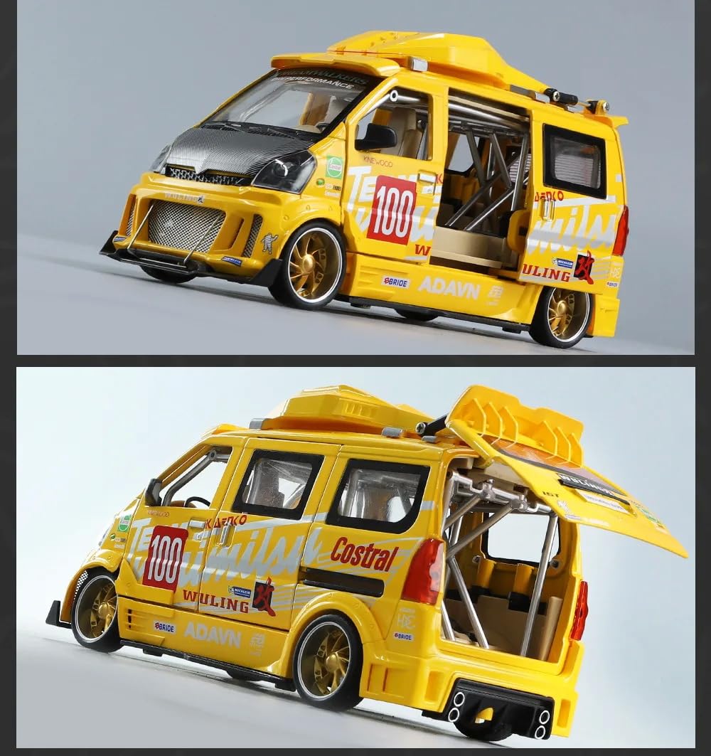 Wuling Track Sports Van Scale Model Diecast Metalcar - All Size