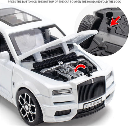 Rolls Royce Cullinan Trailer Scale Model Diecast Metalcar - All Size