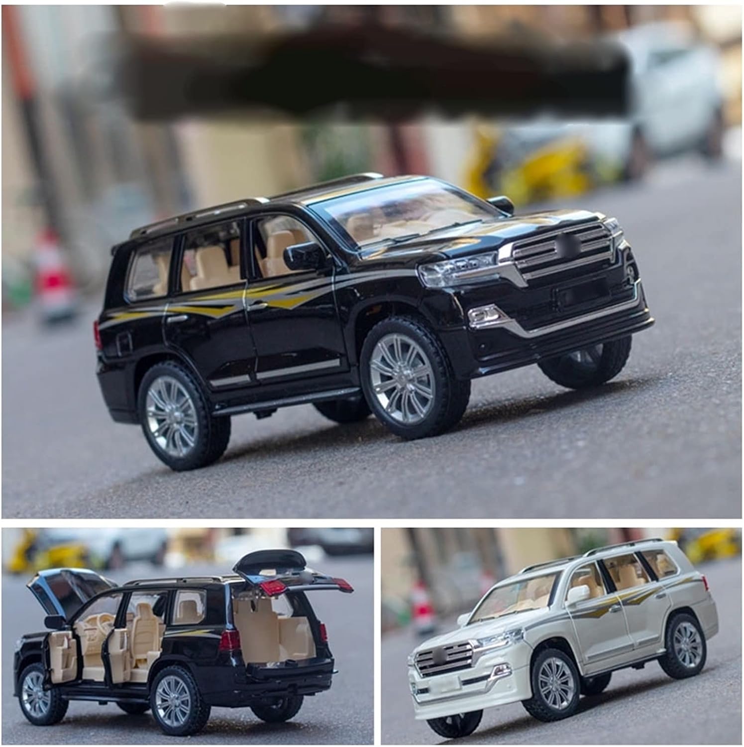 Toyota Land Cruiser Scale Model Diecast Metalcar - All Size