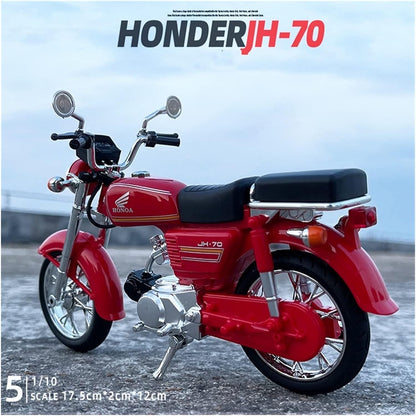 1:12 SIMULATED HONDA JIALING MOTORCYCLE JH70 GIFT MOTORCYCLE MODEL ALLOY TOY MODEL FOR DECORATION MODEL OF MOTORCYCLE [SIZE:-17.5CM*11.5CM*3.3CM]【RANDOM COLOUR】