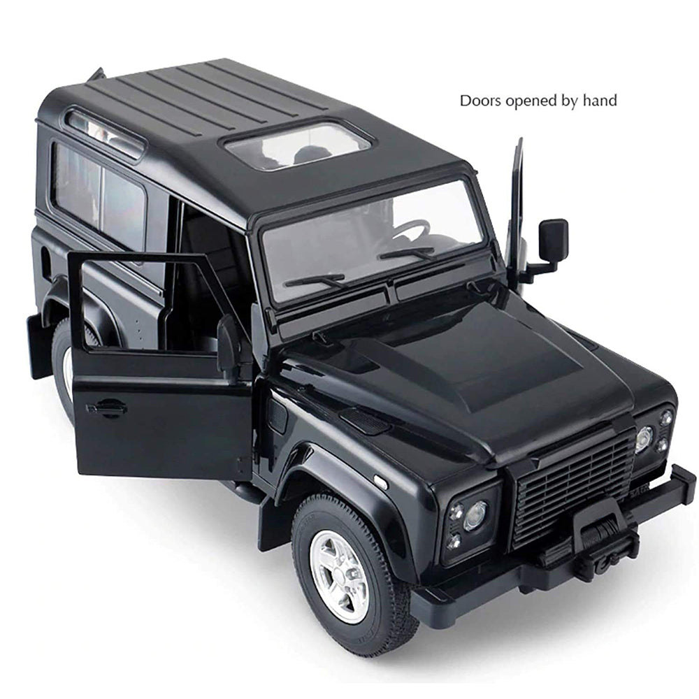 LAND ROVER DEFENDER 1:32 DIECAST SCALE MODEL METAL PULL BACK WITH OPENABLE DOORS & LIGHT, MUSIC TOY VEHICLE FOR KIDS [SIZE:-14.4CM*6CM*5.5CM]【 MULTICOLOR 】