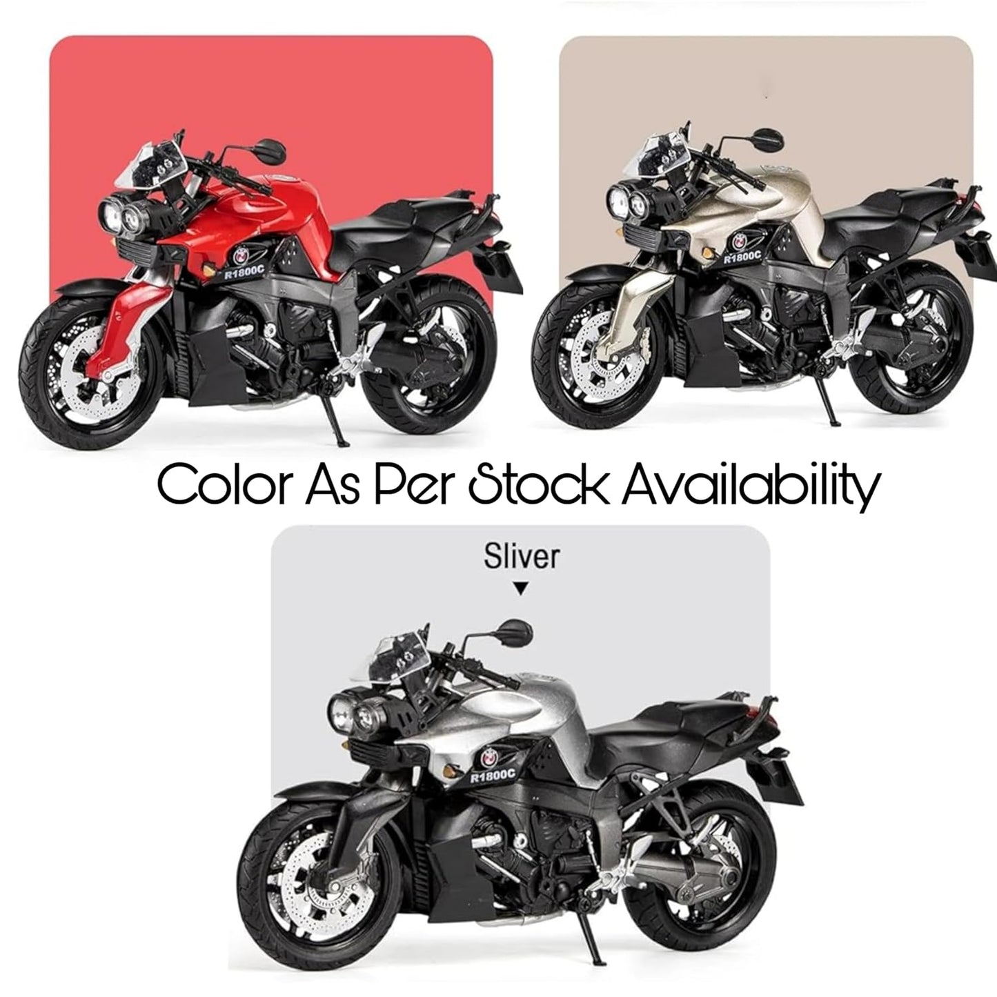 Bmw R1800c Scale Model Diecast Metalcar - All Size
