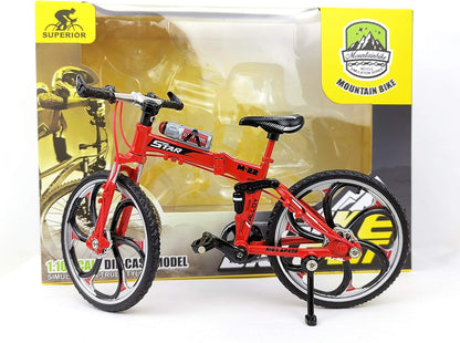 MINI BIKE ORNAMENT TOY BICYCLE MOUNTAIN FOR CAKE TOPPER, HOME DECOR, CRAFTS, COLLECTION, BIRTHDAY GIFT FOR BOYS GIRLS BIKE FANCIERS   [SIZE:-17.5CM*11CM*7.5CM]