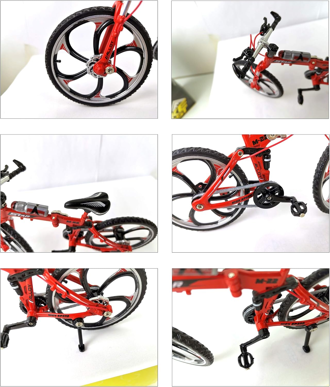 MINI BIKE ORNAMENT TOY BICYCLE MOUNTAIN FOR CAKE TOPPER, HOME DECOR, CRAFTS, COLLECTION, BIRTHDAY GIFT FOR BOYS GIRLS BIKE FANCIERS   [SIZE:-17.5CM*11CM*7.5CM]