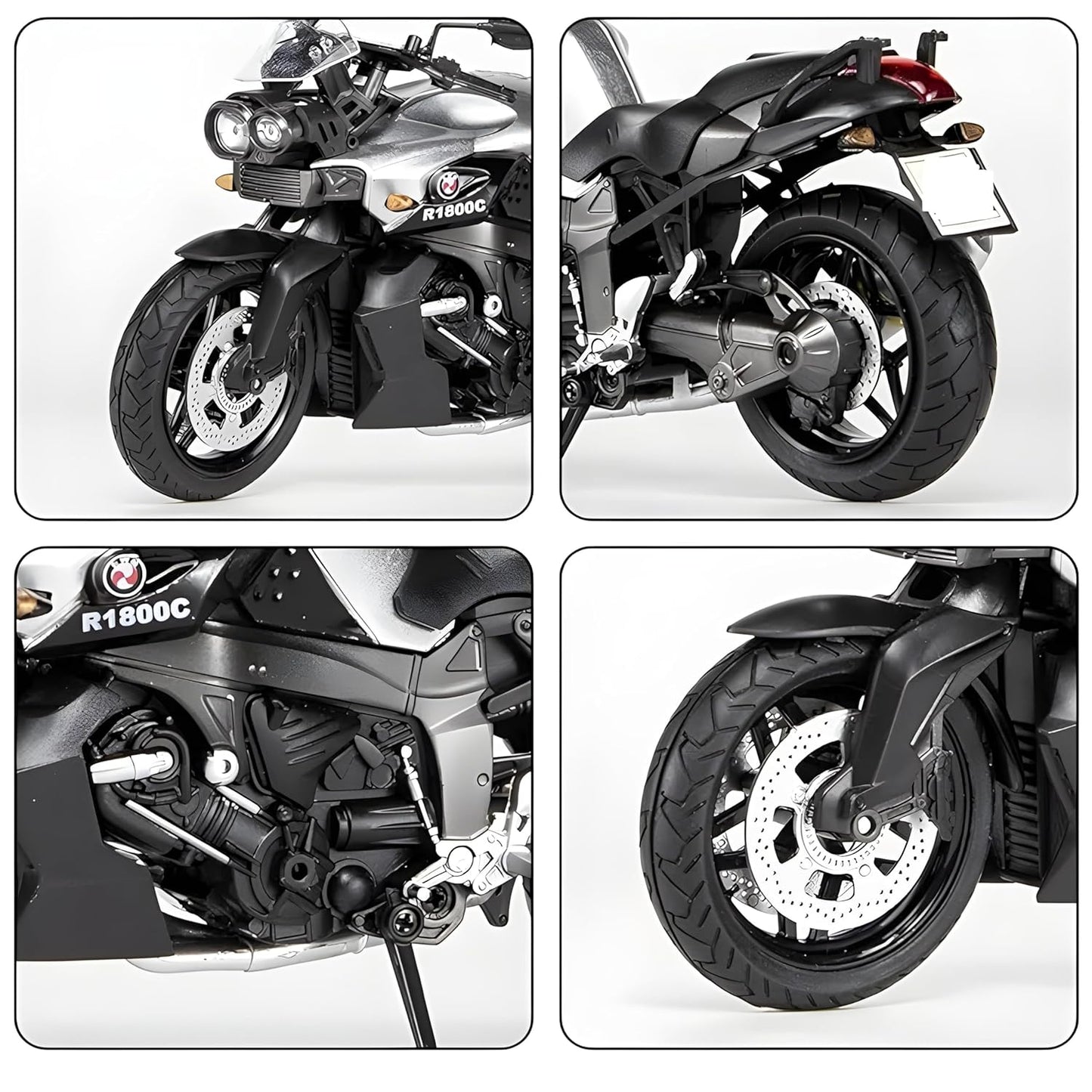 Bmw R1800c Scale Model Diecast Metalcar - All Size