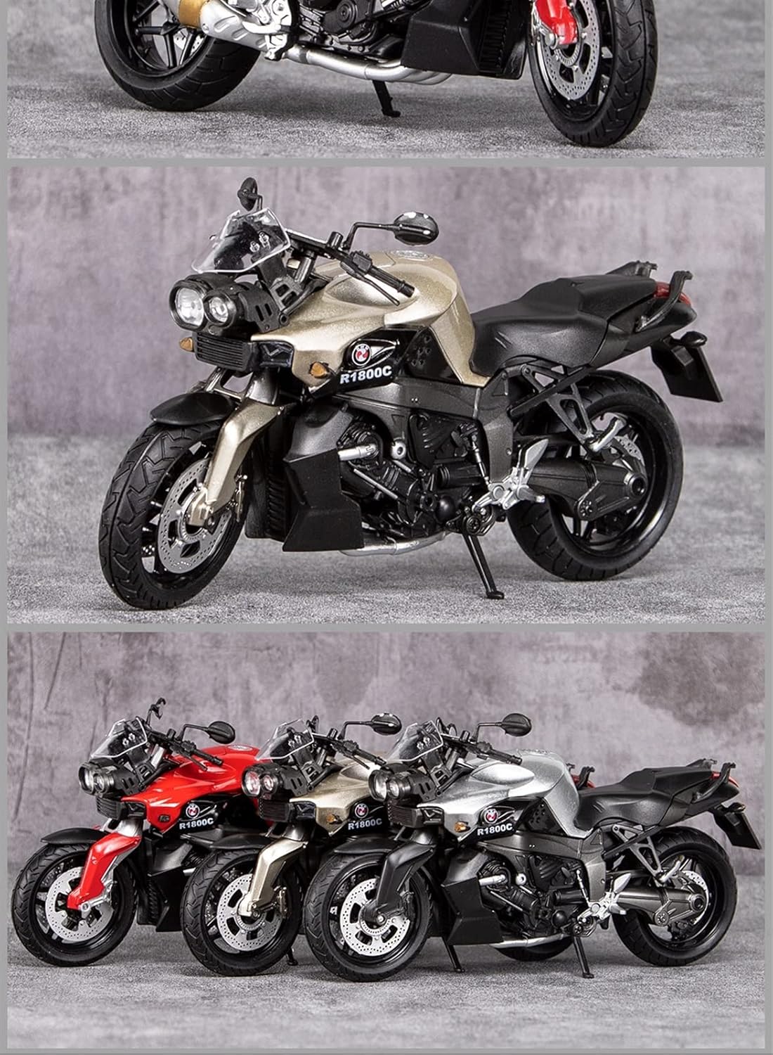 Bmw R1800c Scale Model Diecast Metalcar - All Size