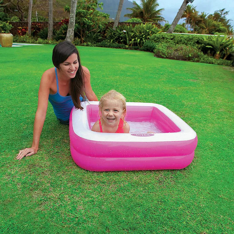3 FT PORTABLE INFLATABLE & FOLDABLE SWIMMING POOL OUTDOOR & INDOOR WATER SWIMMING POOL FOR KIDS & ADULTS
