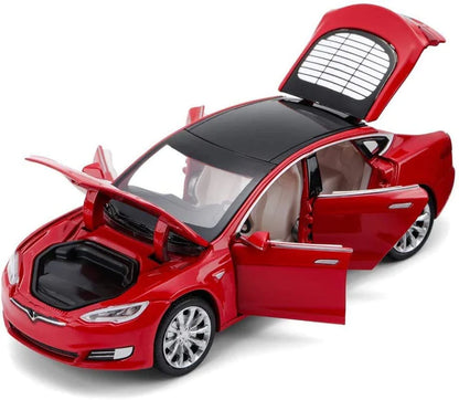 Tesla S Scale Model Diecast Metalcar - All Size