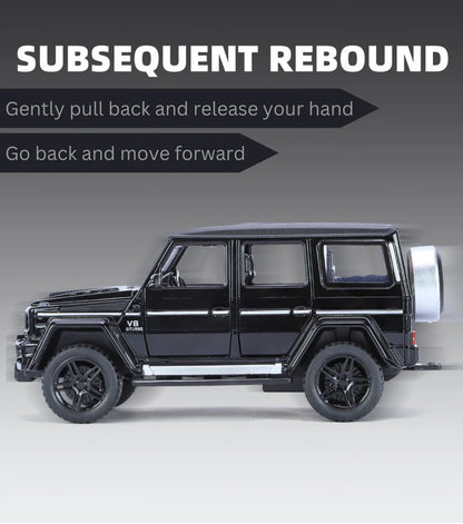 Mercedes-benz G63 Pick-up Trailer Scale Model Diecast Metalcar - All Size