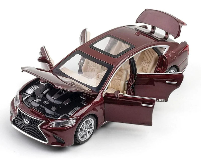 Lexus Ls500h Scale Model Diecast Metalcar - All Size