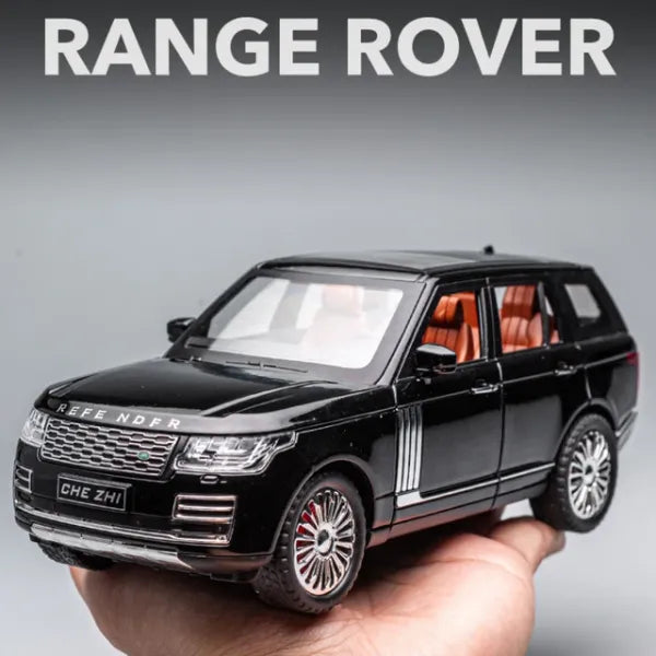 RANGE ROVER BIG SIZE 1:24 DIECAST METAL PULLBACK TOY CAR WITH OPENABLE DOORS & LIGHT, MUSIC BOYS CAR FOR KIDS BEST TOYS GIFTS TOYS FOR KIDS [SIZE:-22CM*9CM*7CM]【 MULTICOLOR 】