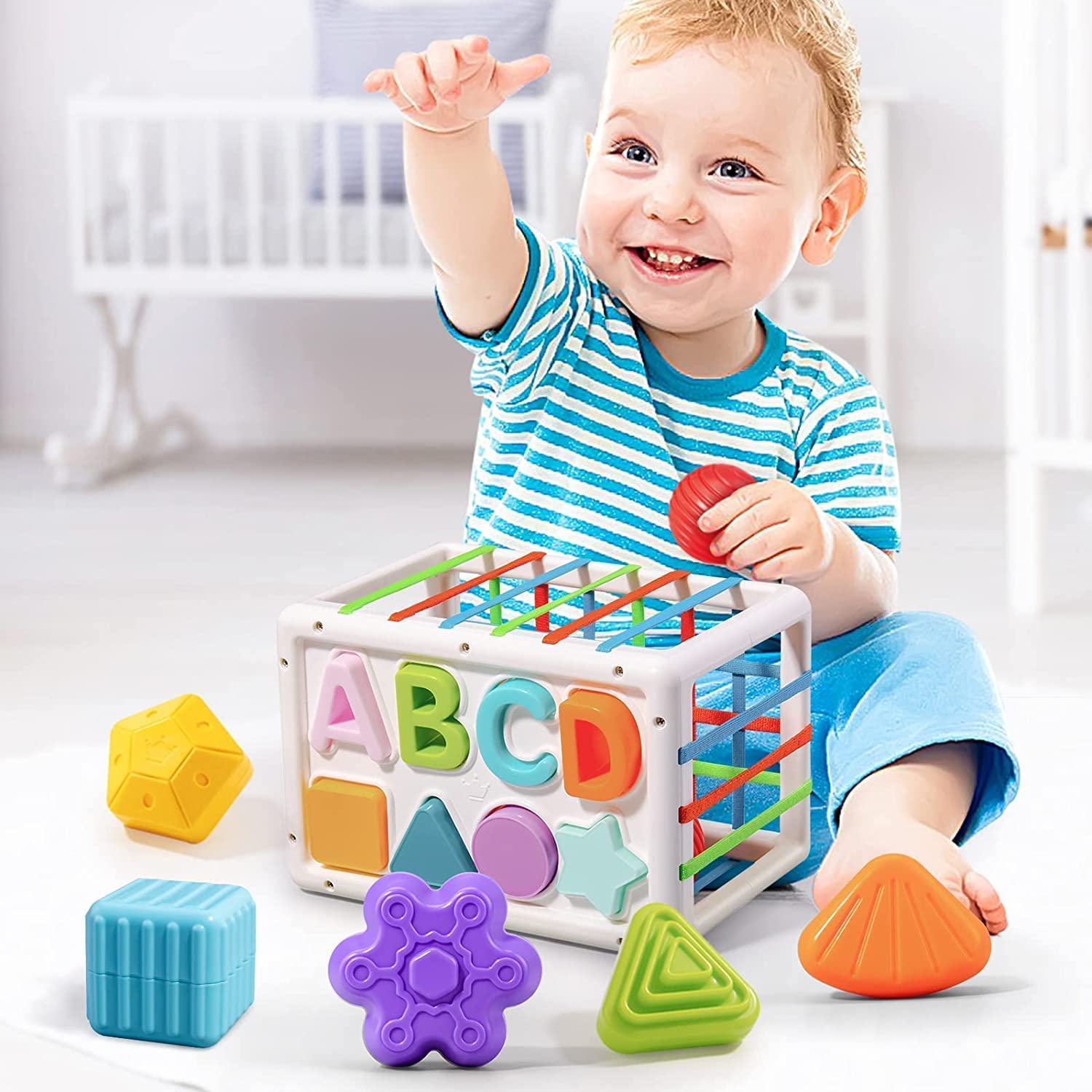 ABCD Shape Sorter Montessori Toys For Kids