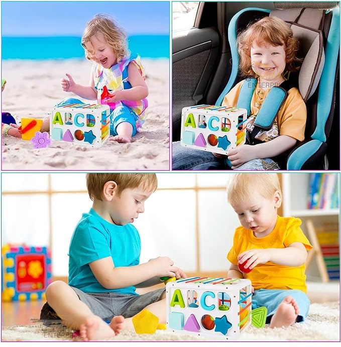 ABCD Shape Sorter Montessori Toys For Kids