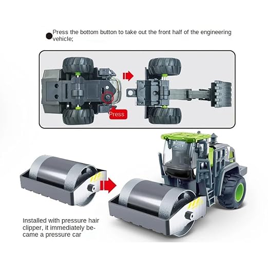 Unbreakable Excavator Bulldozer Road Roller Forklift Engineering Vehicle