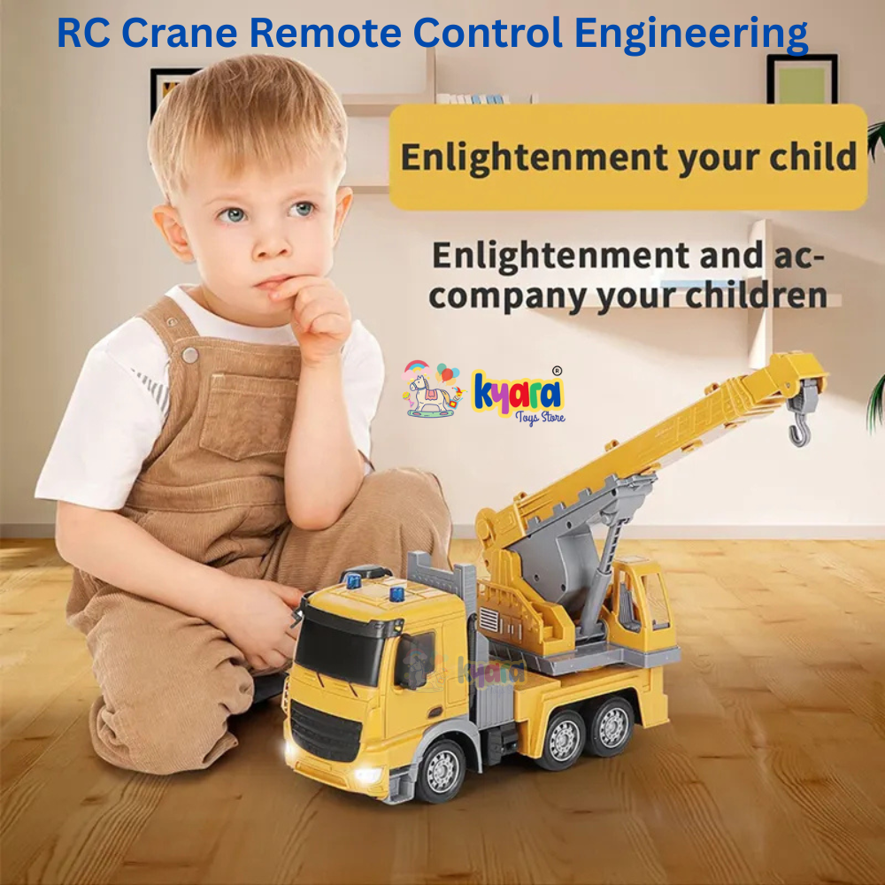 1:24 Scale Construction Truck 2.4GHz 6 Channels RC Crane Remote Control Engineering Vehicle Toys for Kids