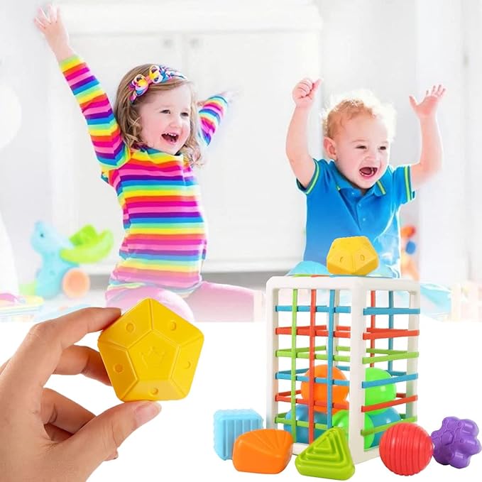 Baby Early Educational Toys Sorting Shape Games for Fine Motor Skills