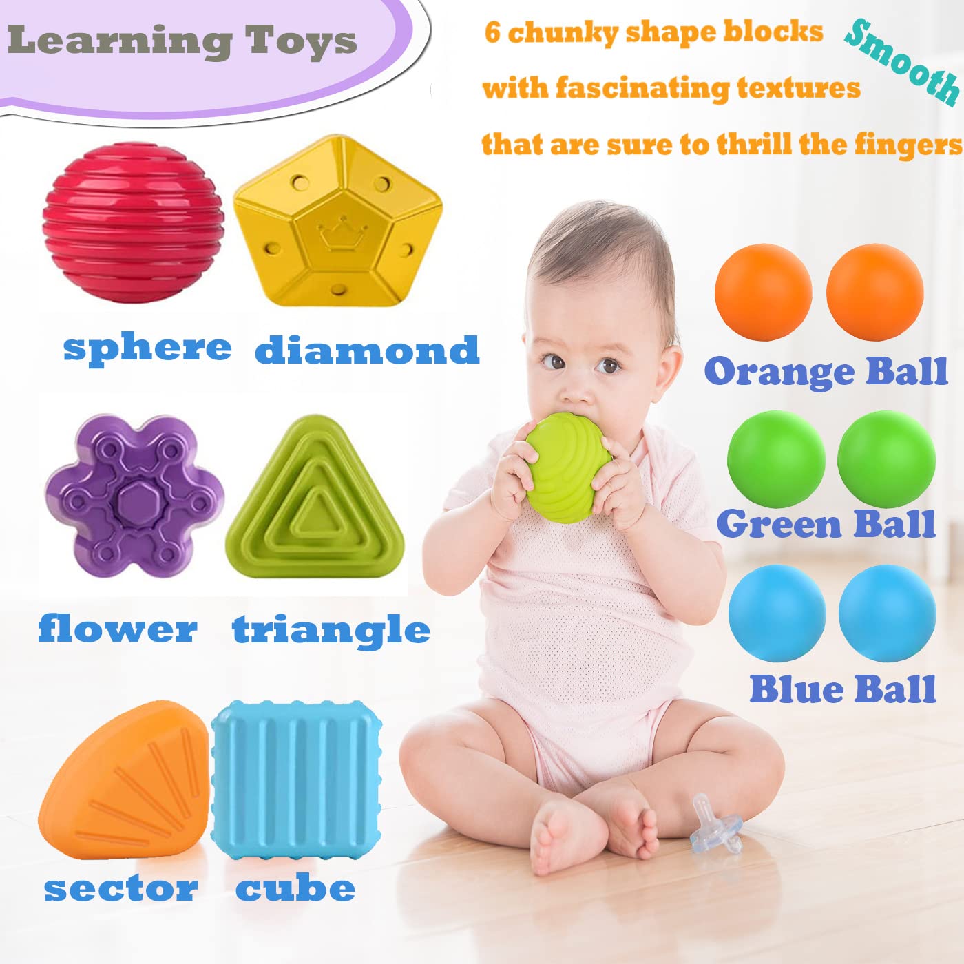 Baby Early Educational Toys Sorting Shape Games for Fine Motor Skills