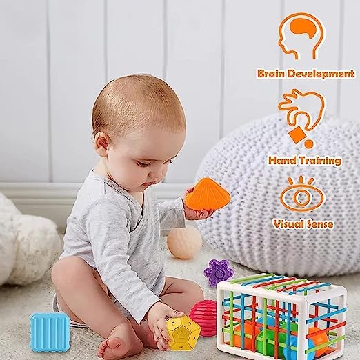 Baby Early Educational Toys Sorting Shape Games for Fine Motor Skills