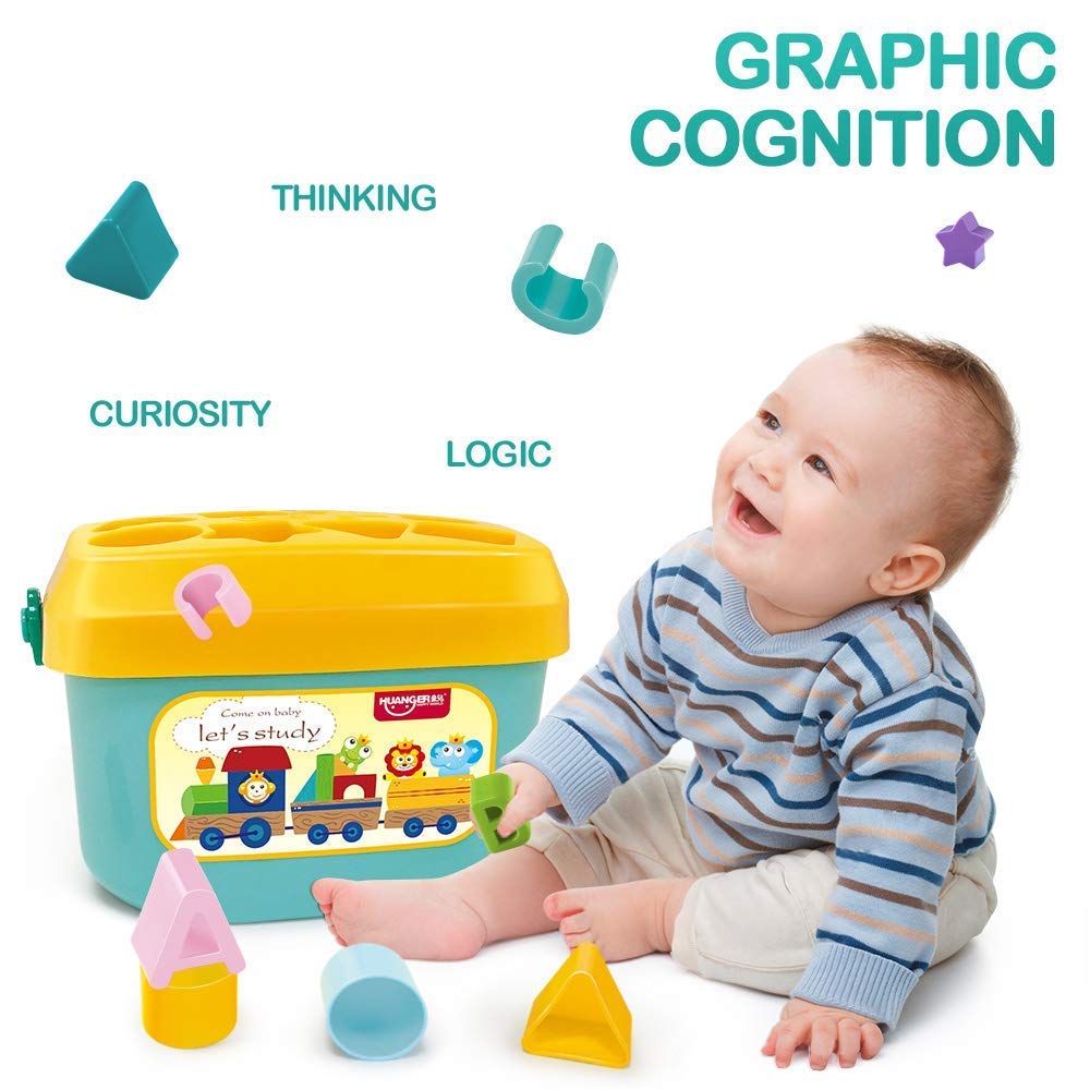 Baby's First Blocks Shape Sorting Toys For Kids